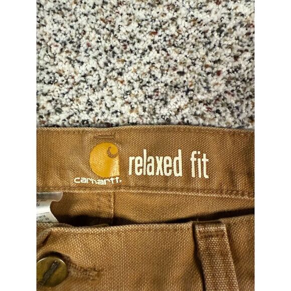 Carhartt Men's Relaxed Fit Cargo Pants Brown Size 38x30 Workwear - Picture 4 of 8